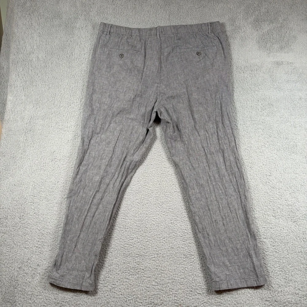 Tasso Elba Island Men's XL 38x29 Linen Blend Drawstring Pants Beachy Vacation